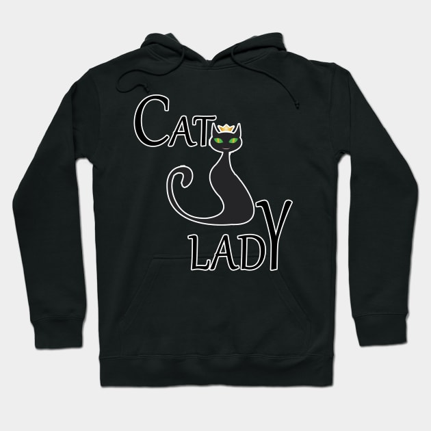 Crazy Cat lady, Funny shirt for mom, girlfriend, sister, cat lovers. Hoodie by Goods-by-Jojo